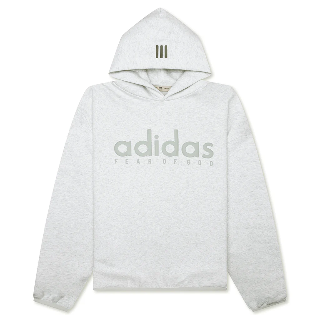 Fear of God Athletics x Adidas Cotton Fleece Hoodie - Light Heather Grey