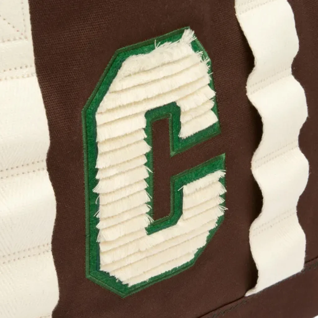 Adidas x CLOT Tote Bag by Edison Chen - Green Night/Dark Brown - Image 4