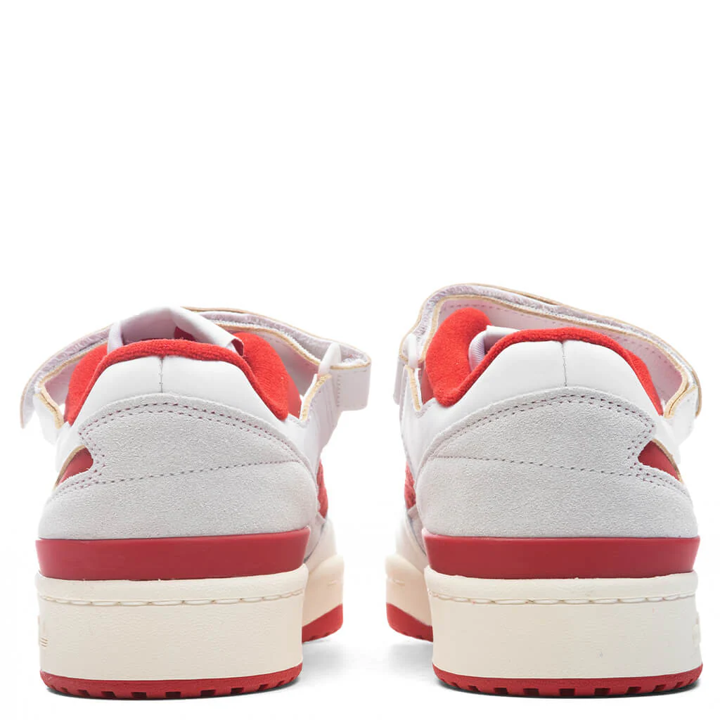 Forum 84 Low - Cloud White/Team Power Red - Image 4