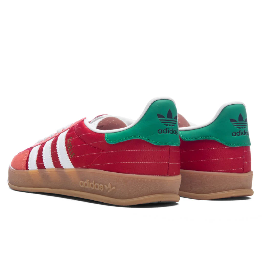 Gazelle Indoor 'Olympic Pack' - Better Scarlet/White/Gum - Image 3