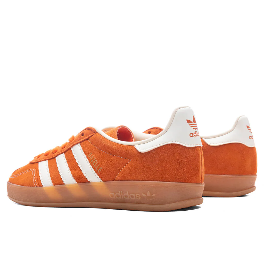 Gazelle Indoor - Orange/Off White/Gold Metallic - Image 3