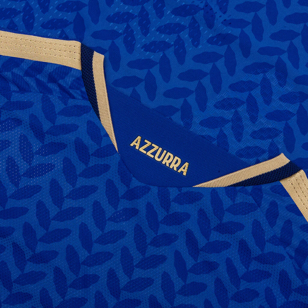 Italy 26 Home Authentic Jersey - Blue - Image 4