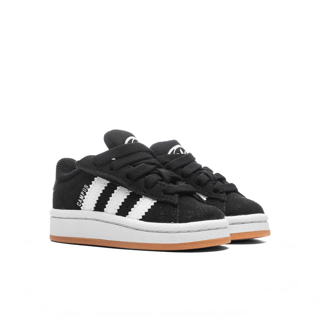 Toddlers Campus 00s Comfort Elastic Lace -  Core Black/Cloud White/Gum - Image 2