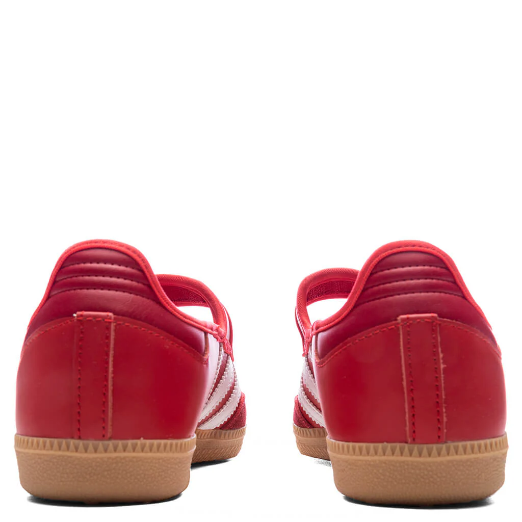 Women's Samba Jane - Better Scarlet/Team Victory Red/Gum - Image 4