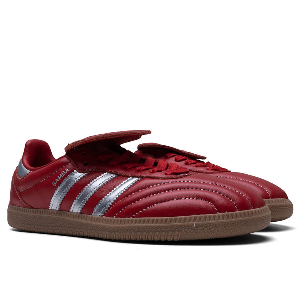Women's Samba Long Tongue - Better Scarlet/Silver Metallic/Gum - Image 2