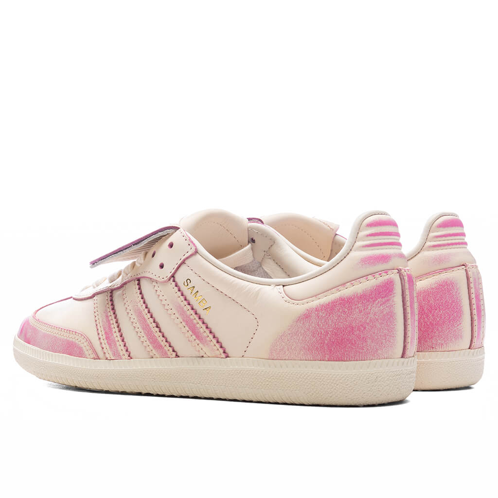 Women's Samba Long Tongue - Cream White/Shock Pink - Image 3