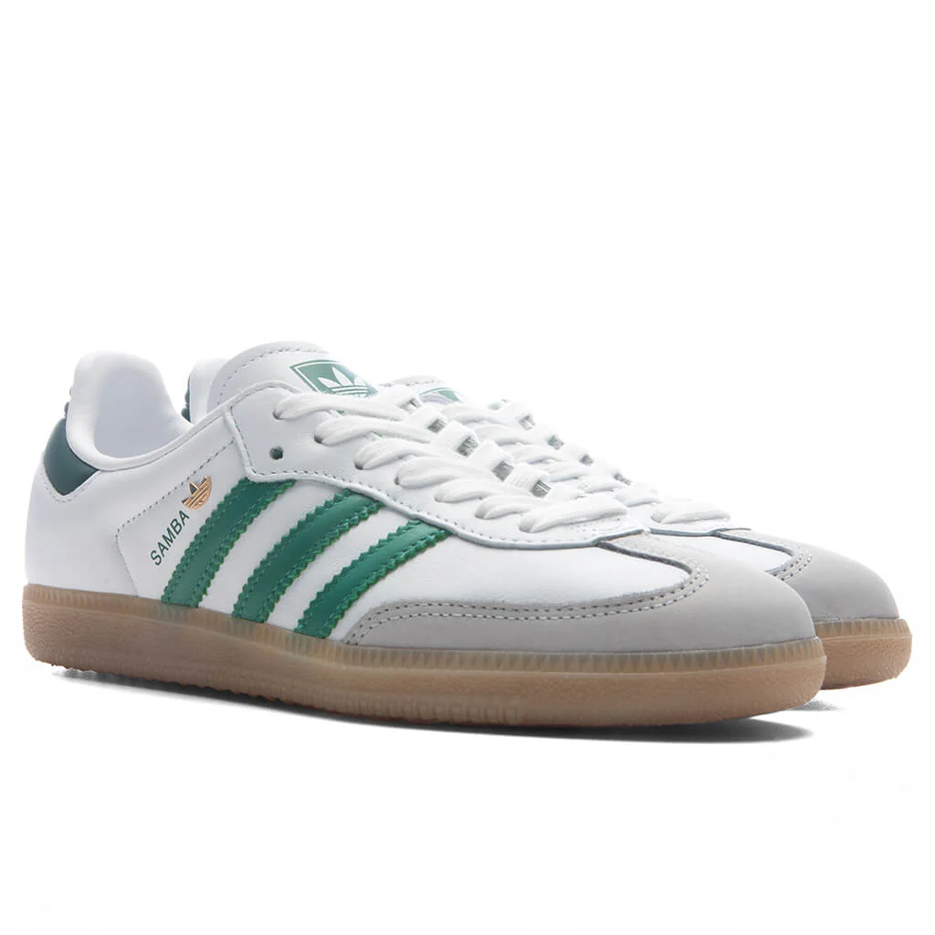 Women's Samba OG - Cloud White/Bold Green/Collegiate Green - Image 2
