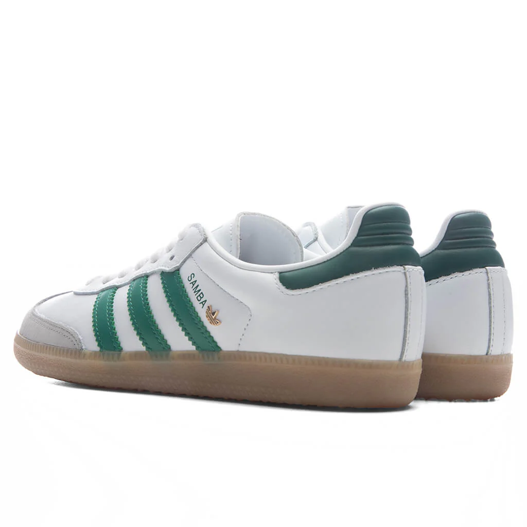 Women's Samba OG - Cloud White/Bold Green/Collegiate Green - Image 3