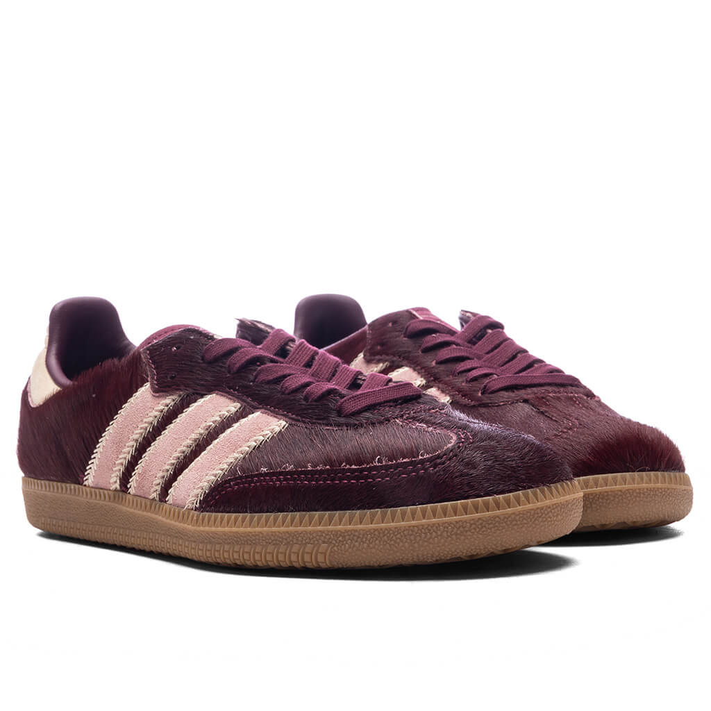 Women's Samba OG - Sand Strata/Maroon/Warm Clay - Image 2
