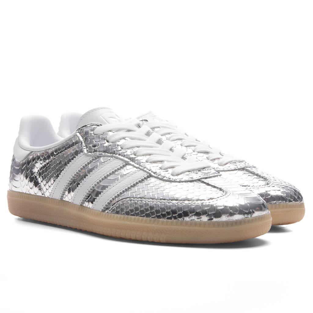 Women's Samba OG - Silver Metallic/Footwear White/Gum - Image 2