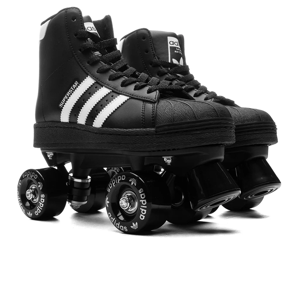 Women's Superstar 82 Skate - Core Black/Cloud White/Silver Metallic - Image 2