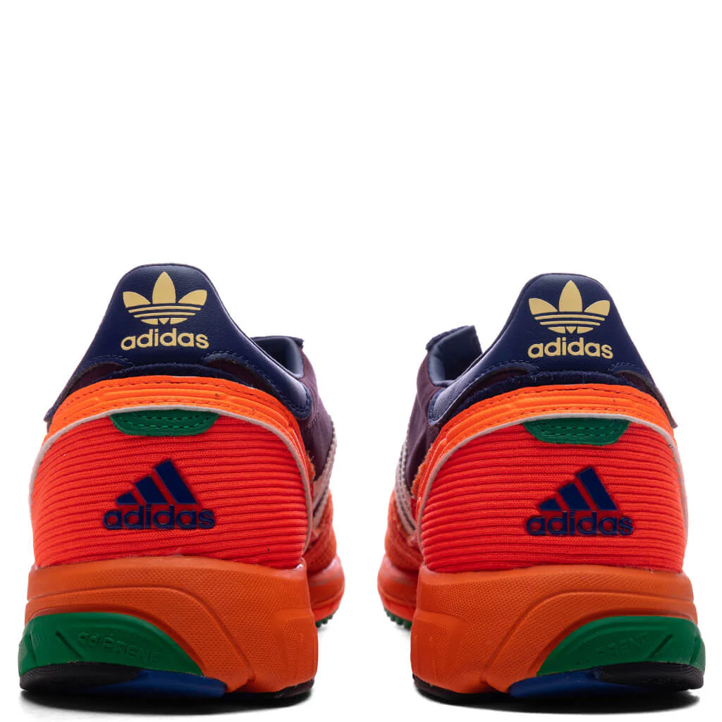 Adidas Originals x Bad Bunny Adizero SL72 - Maroon/Cloud White/Semi Solar Red - Image 4
