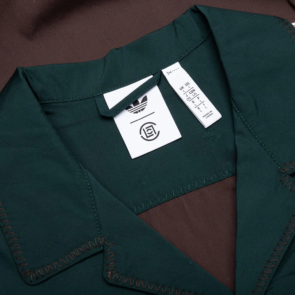 Adidas Originals x CLOT Bowling Shirt by Edison Chen - Dark Brown - Image 3