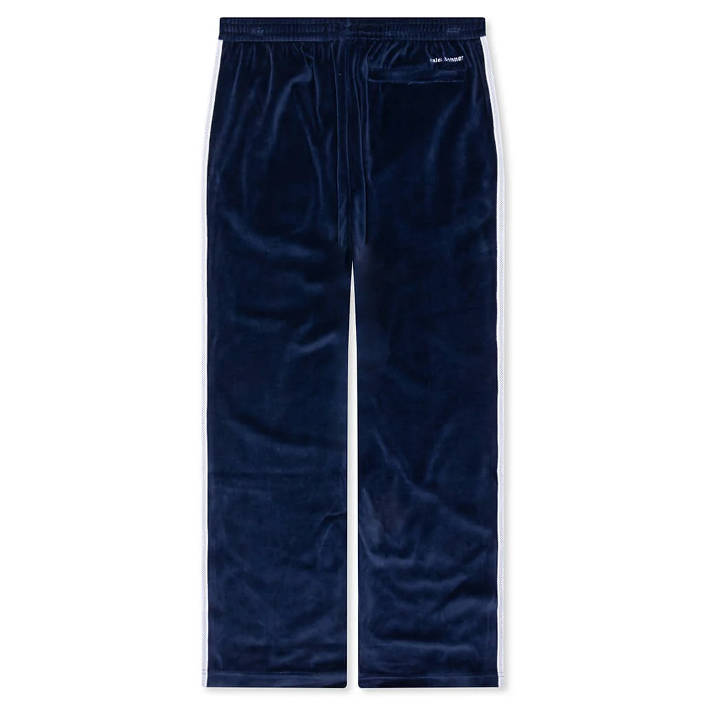 Adidas Originals x Wales Bonner Velour Track Pant - Collegiate Navy - Image 2
