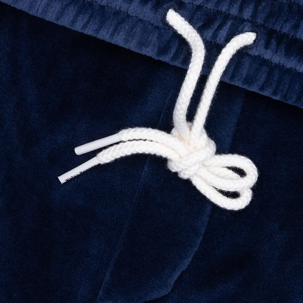 Adidas Originals x Wales Bonner Velour Track Pant - Collegiate Navy - Image 5