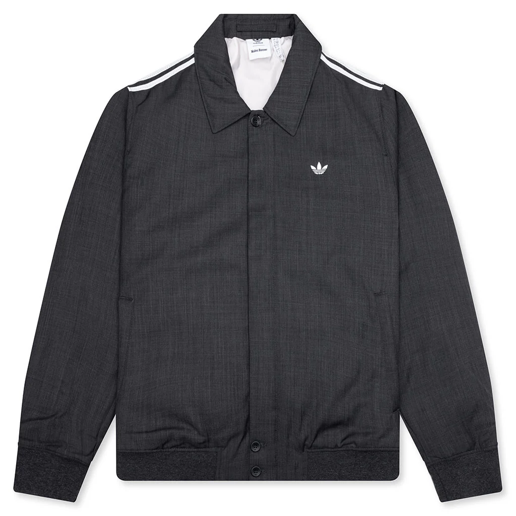 Adidas Originals x Wales Bonner Wool Blouson - Dark Grey Heather