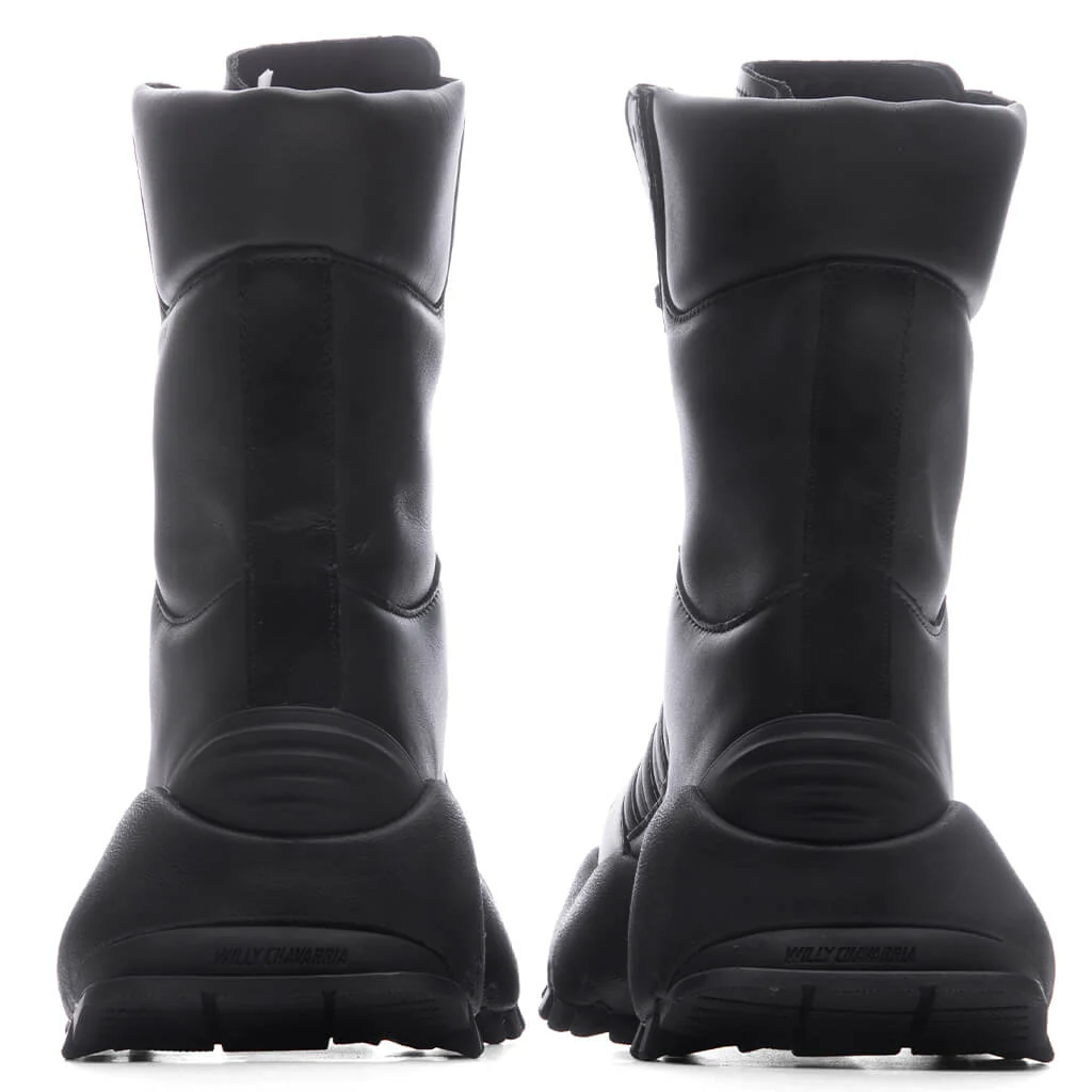 Adidas Originals x Willy Chavarria Forum Boot - Core Black/Core Black/Carbon - Image 4