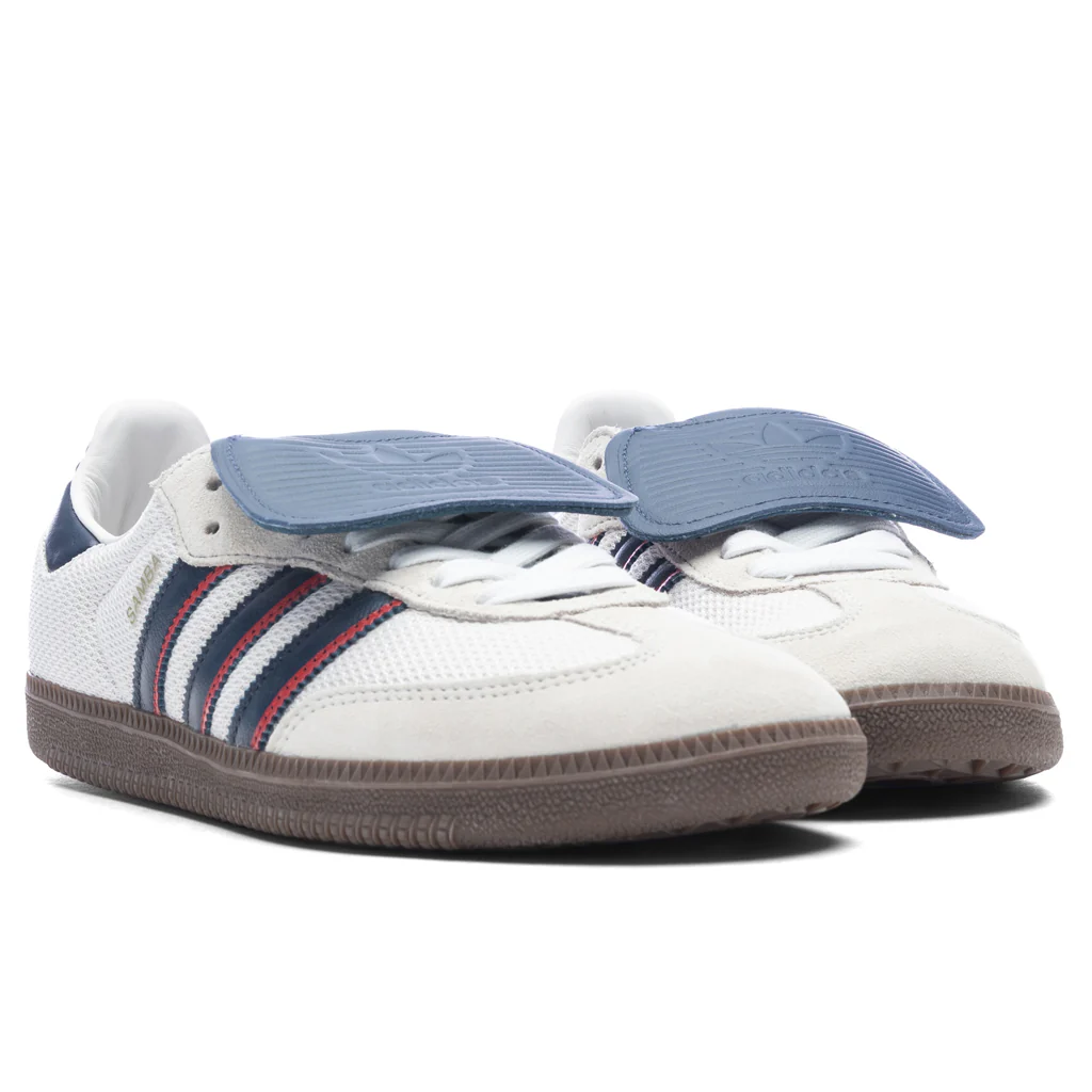 Samba LT - Crystal White/Dark Blue/Gum - Image 2