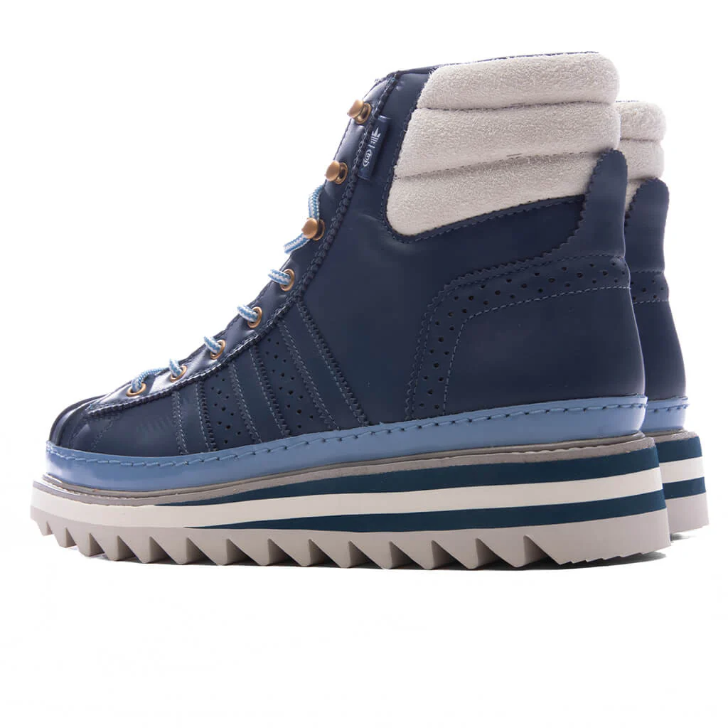 Adidas x CLOT Pro Model By Edison Chen - Mineral Blue/Cream White - Image 3