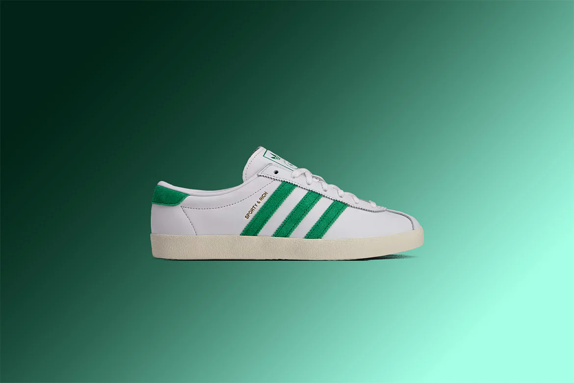 Adidas x Sporty & Rich Women's Blanc - Cloud White/Off White/Court Green - Image 5