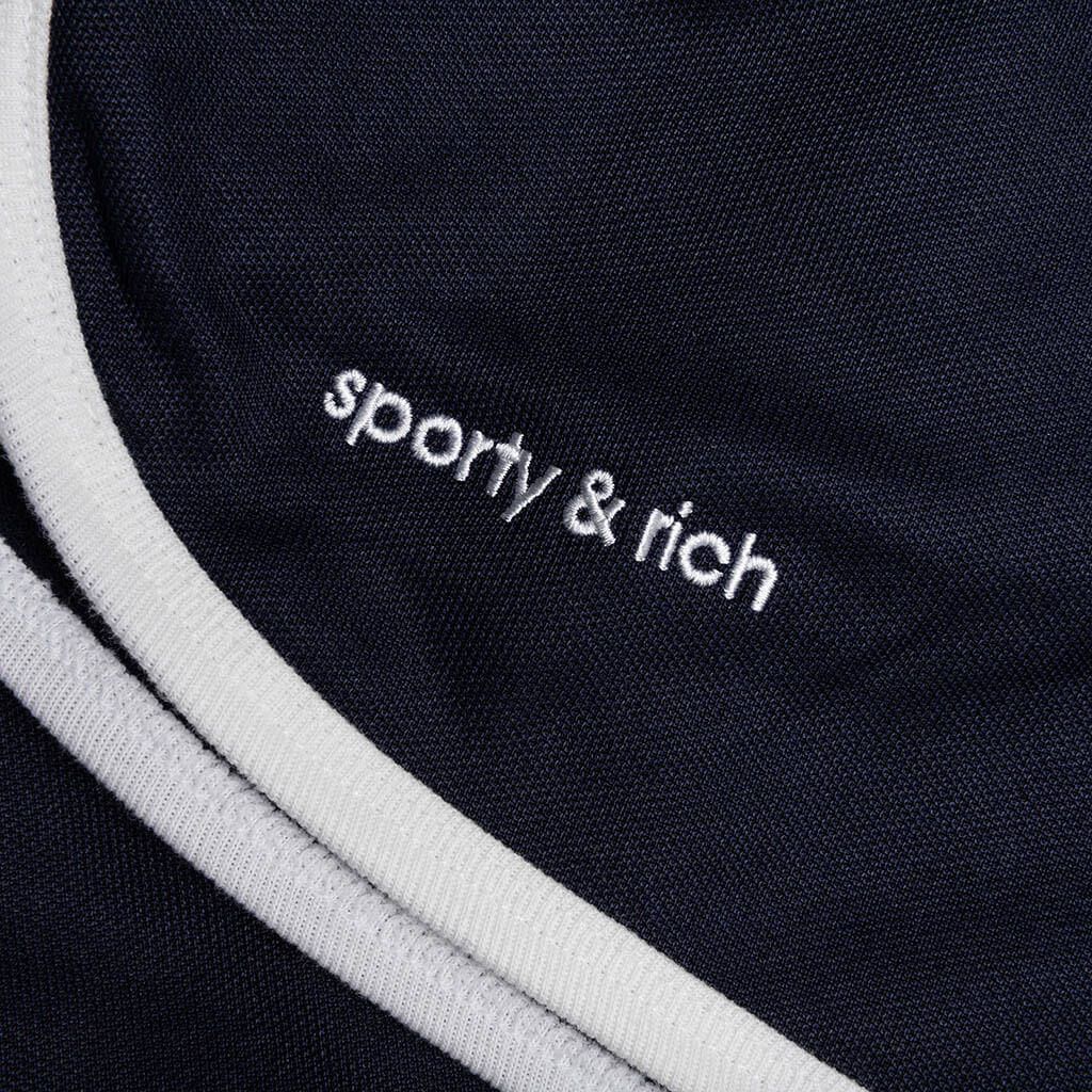 Women's Adidas x Sporty & Rich Short - Night Navy - Image 4