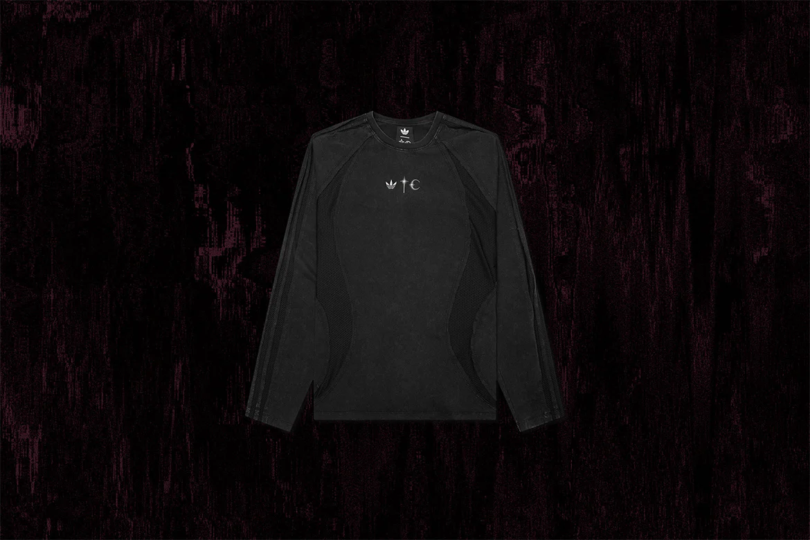 Adidas x Thug Club L/S T-Shirt - Black - Image 4