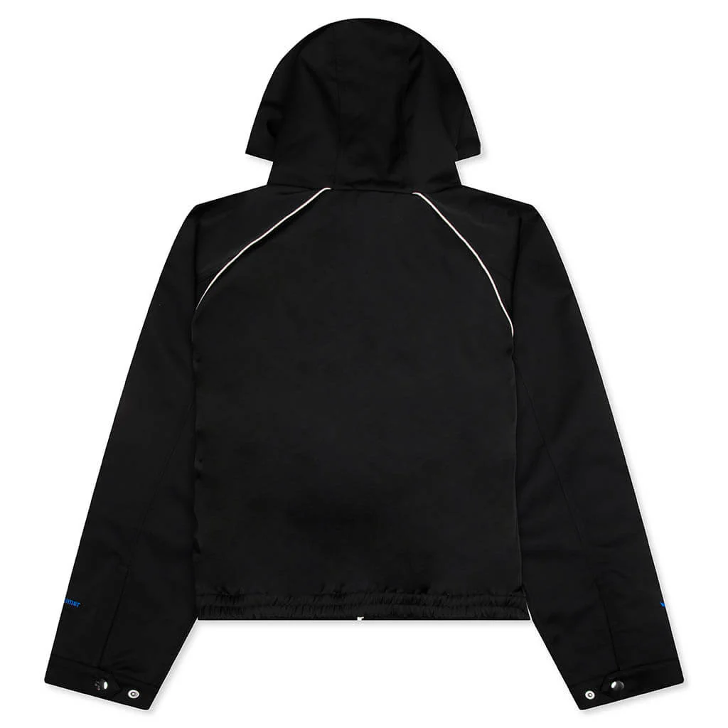 Adidas x Wales Bonner Women's Satin Hoodie - Black - Image 2