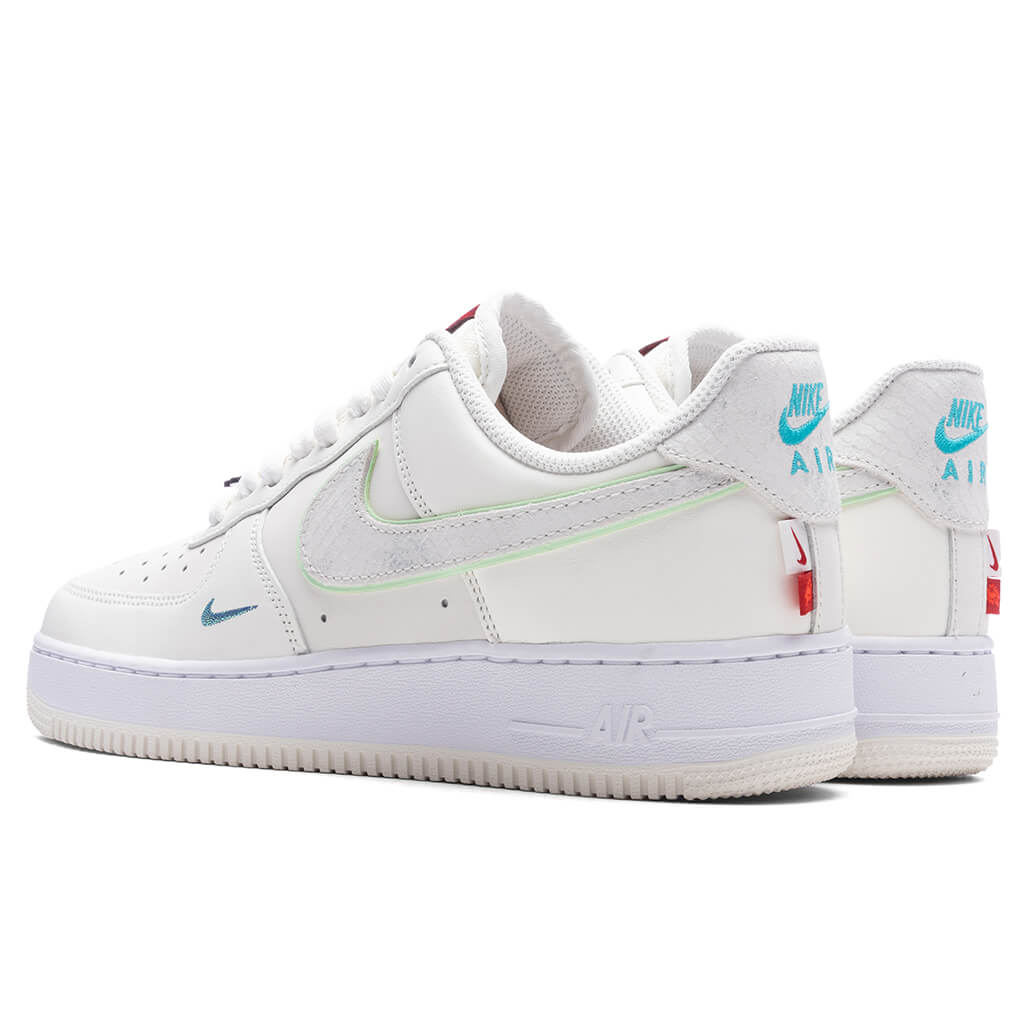 Air Force 1 '07 'Year Of The Dragon' - Sail/Vapor Green/University Red - Image 3