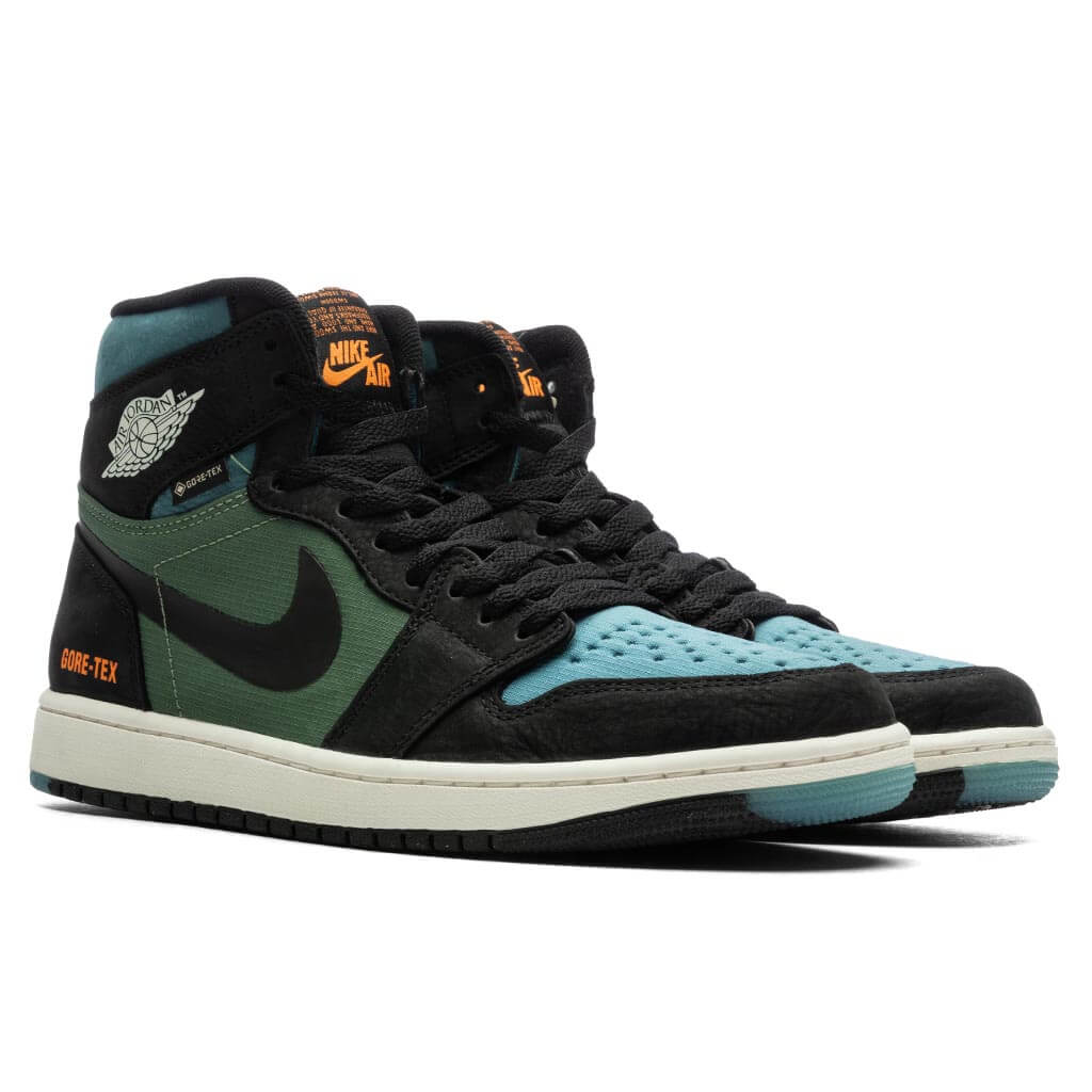 Air Jordan 1 Element 'Black Olive'- Black/Sky J Light Olive/Bright Mandarin - Image 2