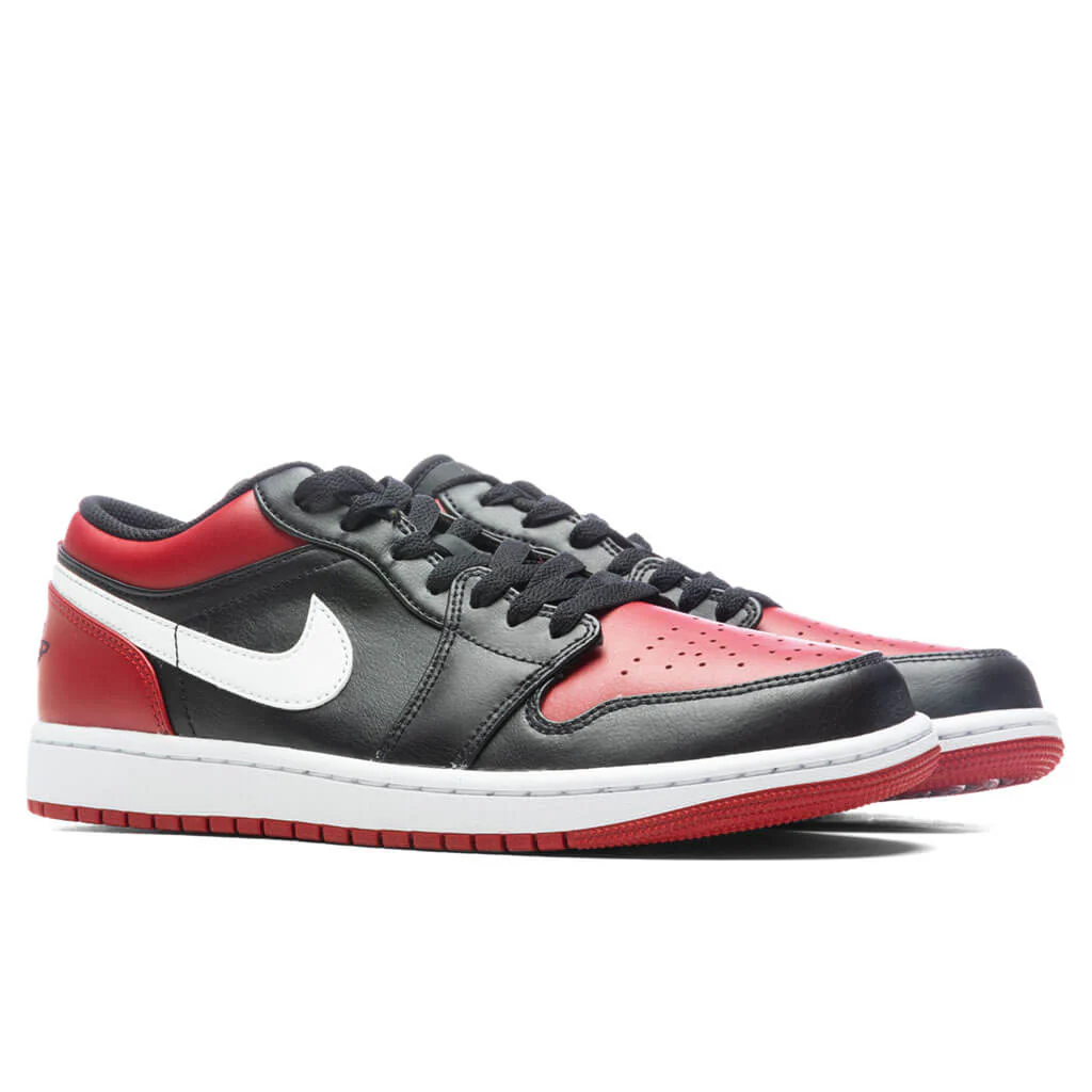 Air Jordan 1 Low - Black/Gym Red/White - Image 2