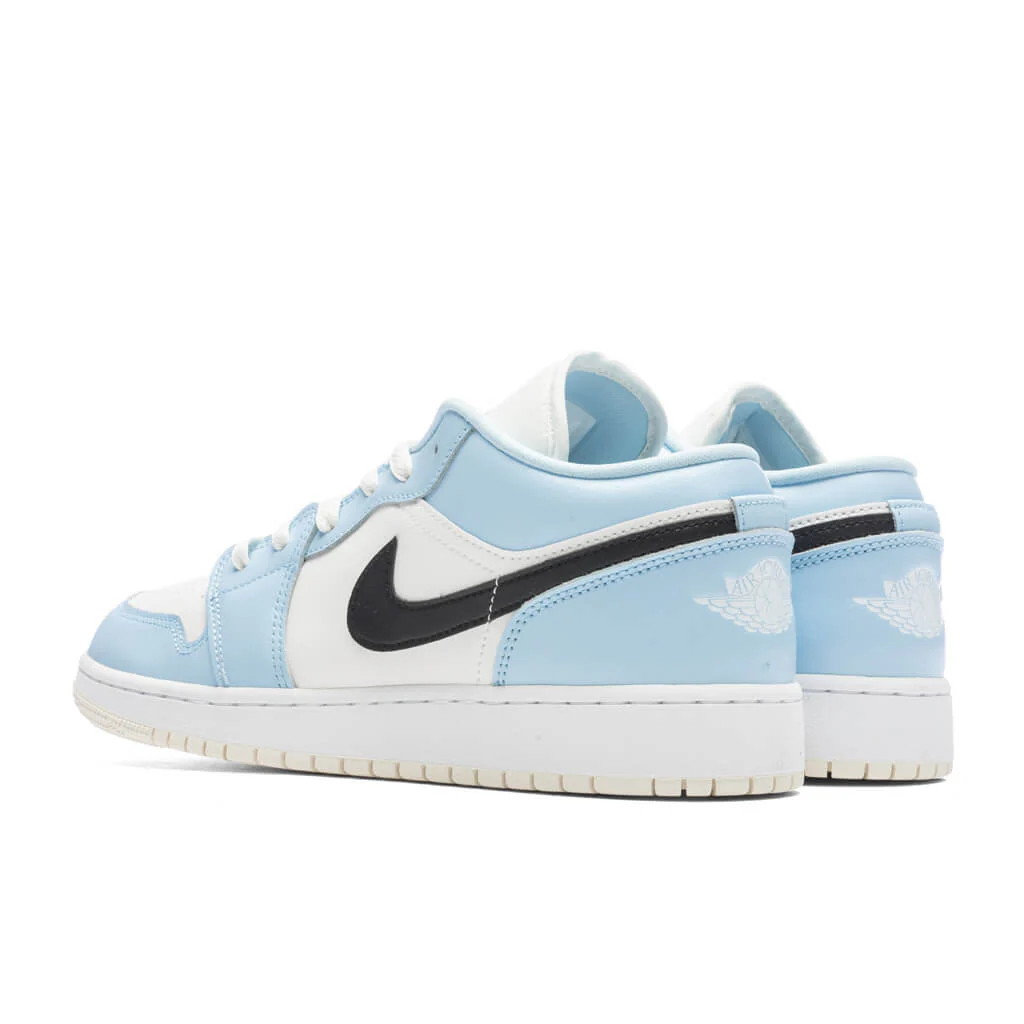 Air Jordan 1 Low (GS) - Ice Blue/Black/Sail - Image 3