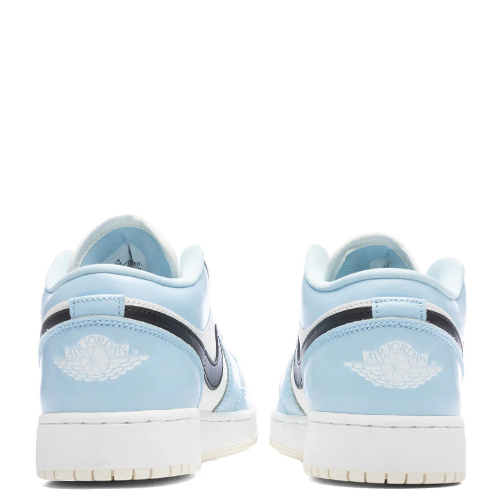 Air Jordan 1 Low (GS) - Ice Blue/Black/Sail - Image 4