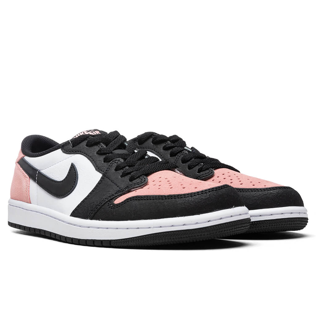 Air Jordan 1 Low OG - Black/Bleached Coral/White - Image 2