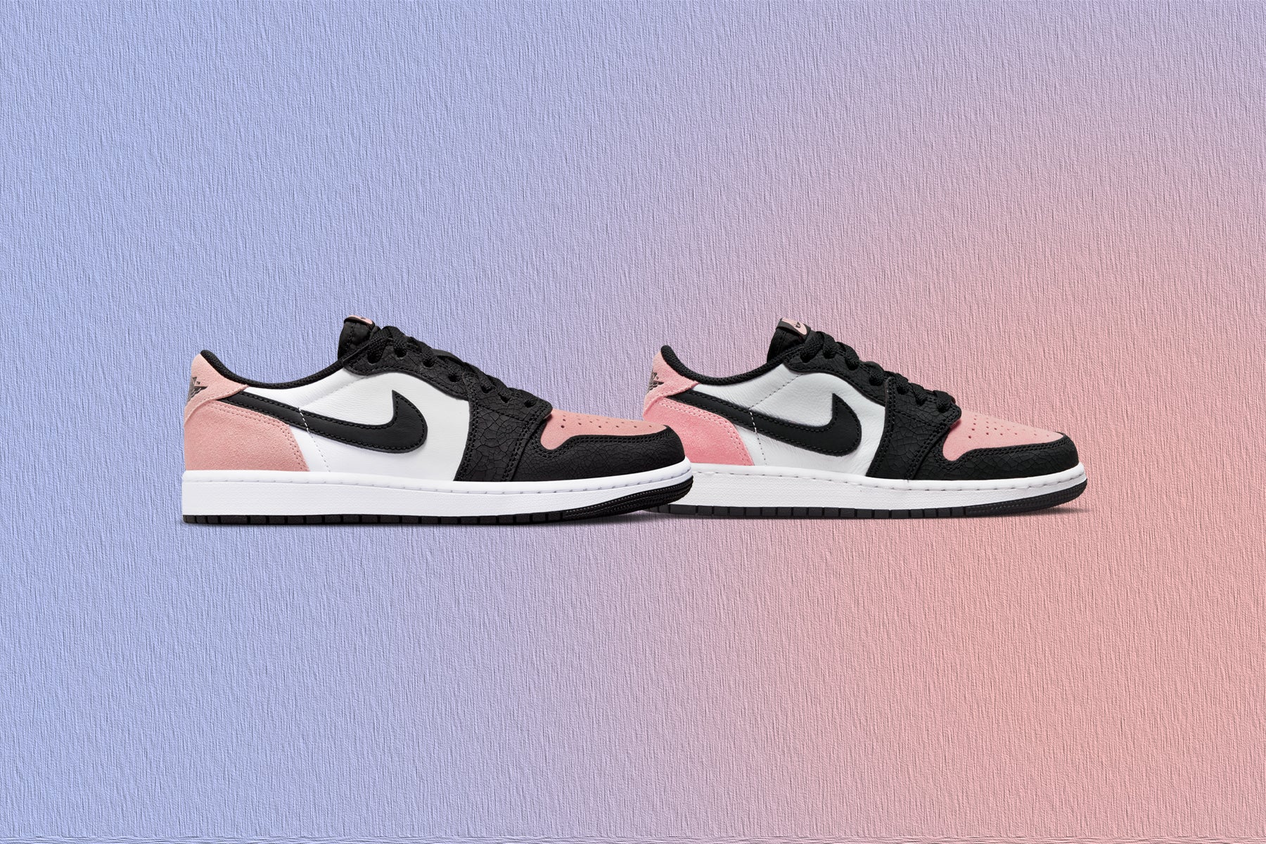 Air Jordan 1 Low OG - Black/Bleached Coral/White - Image 6