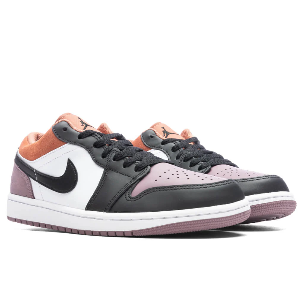 Air Jordan 1 Low SE - White/Black/Sky J Orange - Image 2