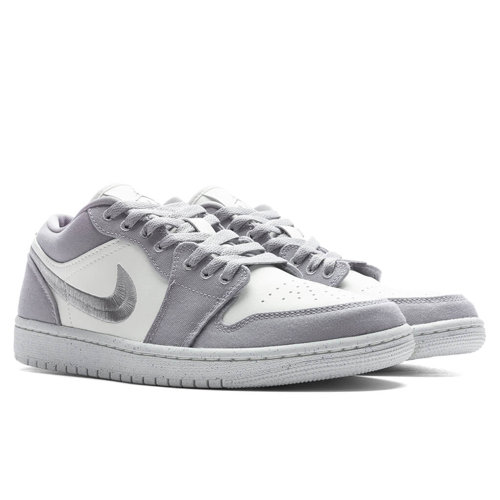 Women's Air Jordan 1 Low SE - Light Steel Grey/Sail/White - Image 2