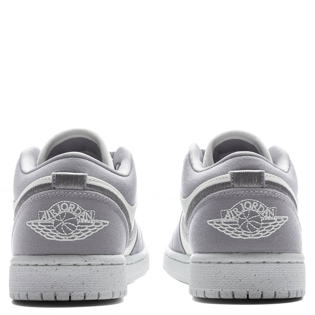 Women's Air Jordan 1 Low SE - Light Steel Grey/Sail/White - Image 4