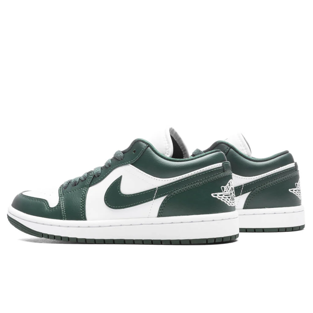 Women's Air Jordan 1 Low - White/Galactic Jade - Image 3