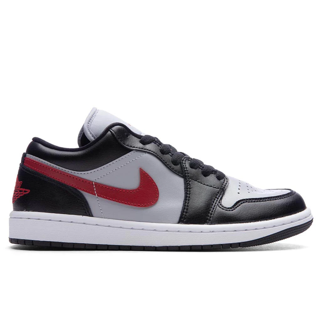 Women's Air Jordan 1 Low - Wolf Grey/Gym Red/Black