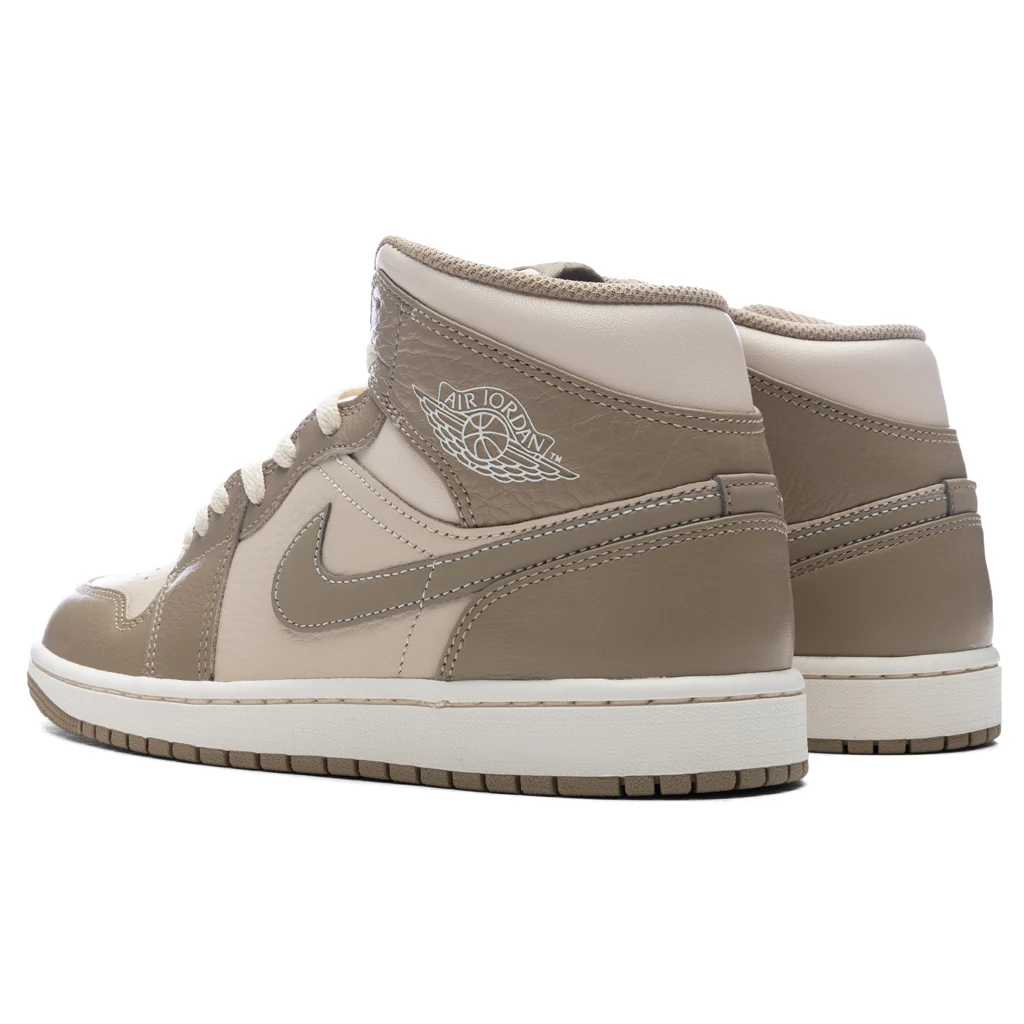Air Jordan 1 Mid - Legend Light Brown/Khaki/Phantom - Image 3