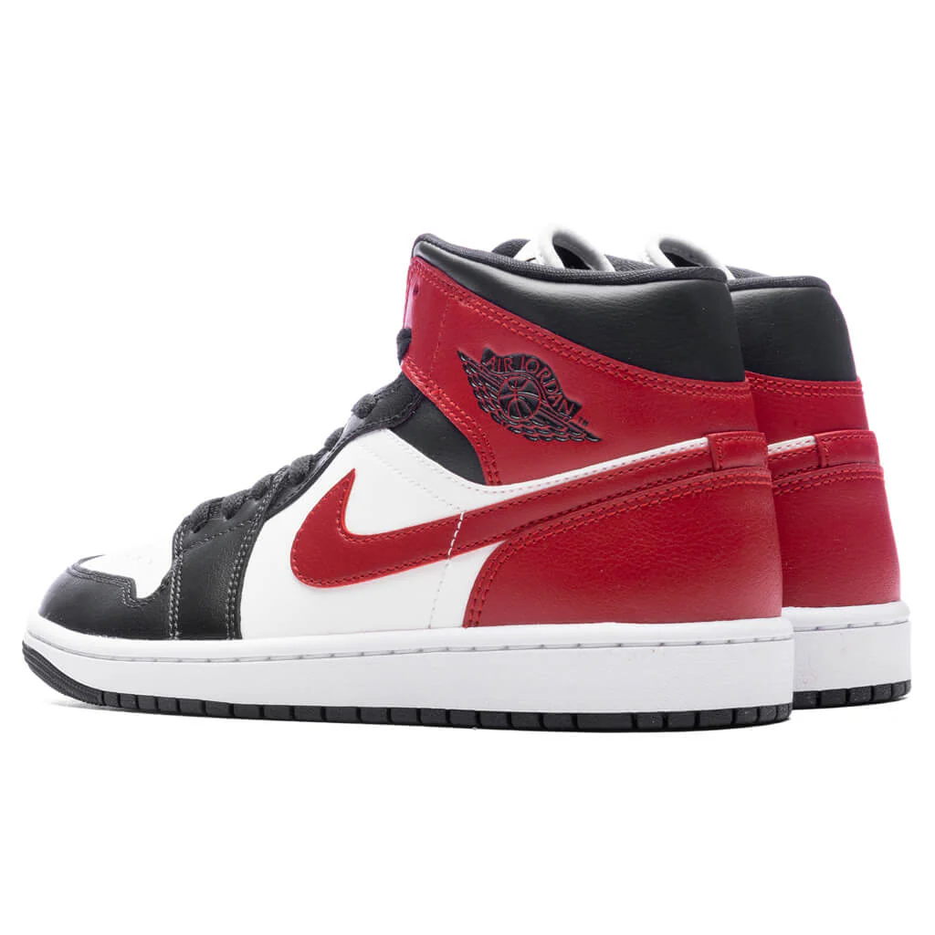 Women's Air Jordan 1 Mid - Sail/Gym Red/Off Noir - Image 3