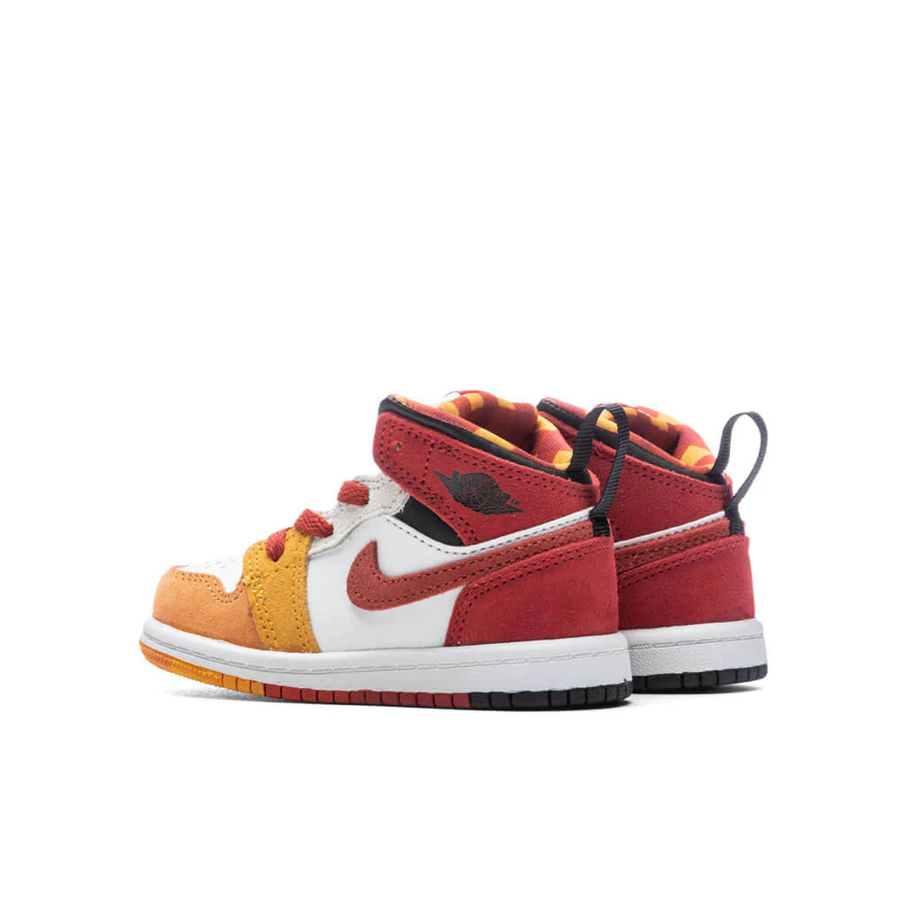 Air Jordan 1 Mid SE (TD) - Papricka/Cinnabar/Canyon Gold - Image 3
