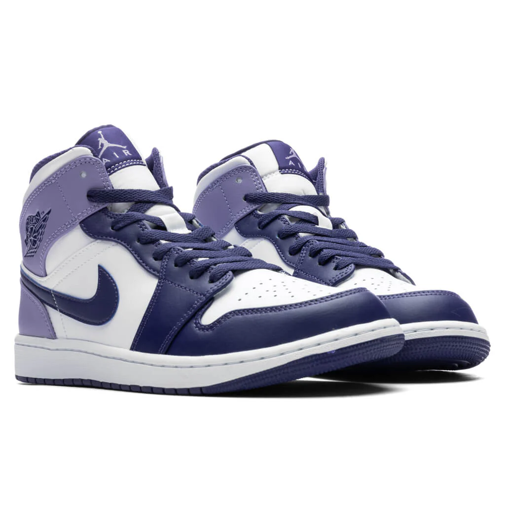 Air Jordan 1 Mid - Sky J Purple/Sky J Purple/White - Image 2
