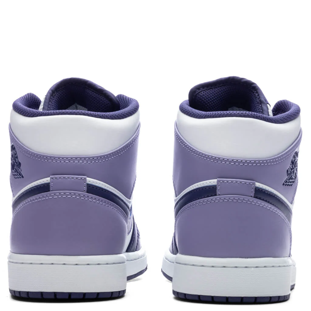 Air Jordan 1 Mid - Sky J Purple/Sky J Purple/White - Image 4