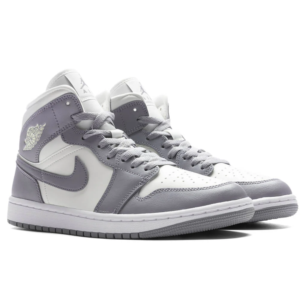 Women's Air Jordan 1 Mid - Sail/Stealth/White - Image 2