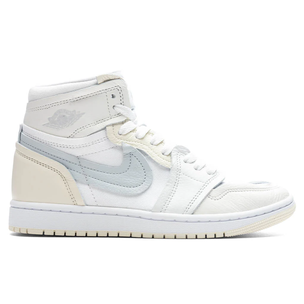 Women's Air Jordan 1 High MM - White/Pure Platinum/Sail