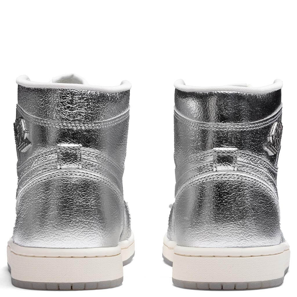 Women's Air Jordan 1 Retro Hi OG - Metallic Silver/Photon Dust/Sail - Image 4