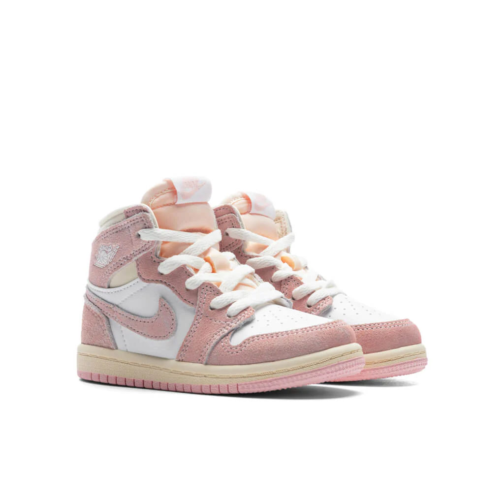 Air Jordan 1 Retro High OG (TD) - Atmosphere/White/Muslin - Image 2