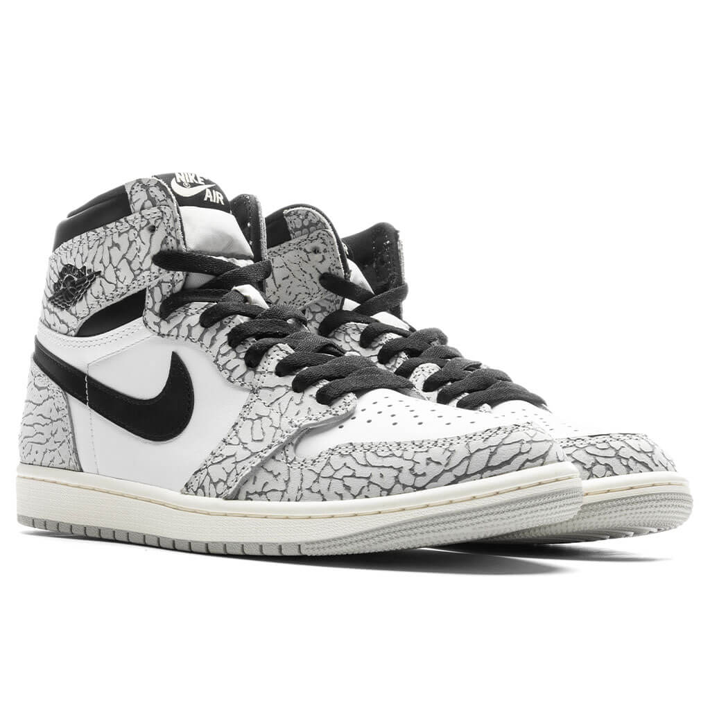 Air Jordan 1 Retro High OG - Tech Grey/Muslin/Black - Image 2