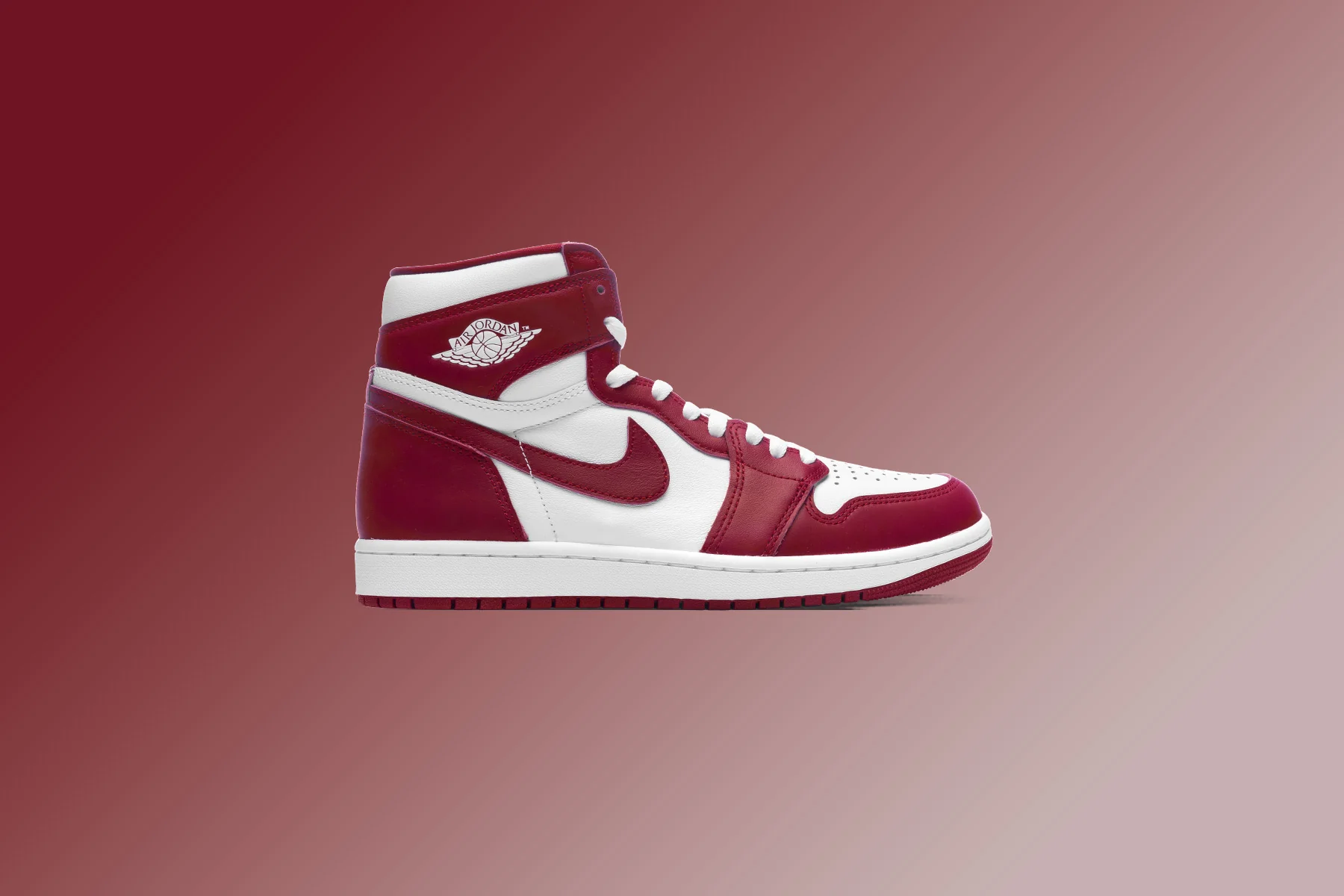 Air Jordan 1 Retro High OG 'Team Red' - White/Team Red - Image 5